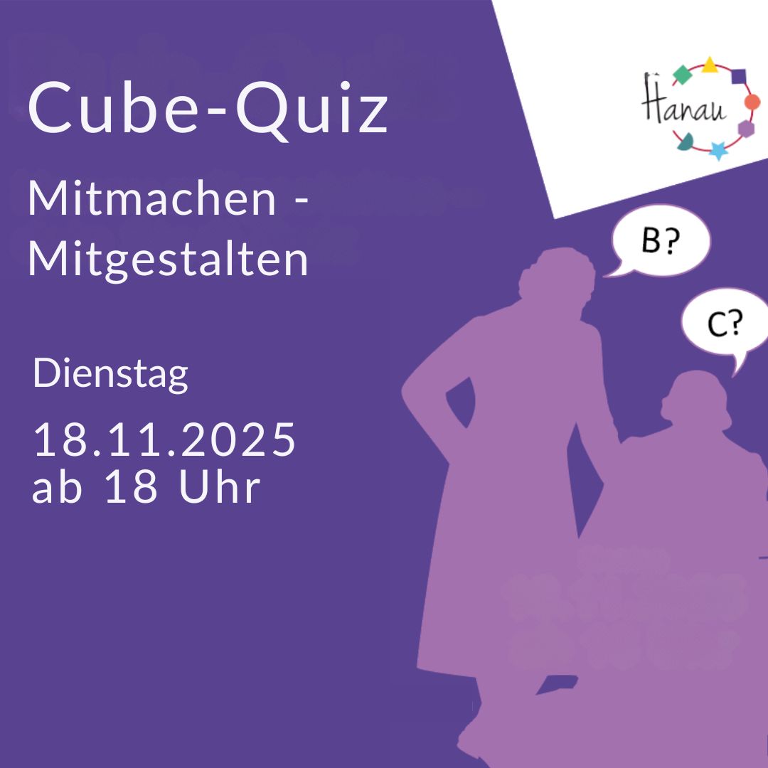 Auf lilanem Hintergrund Figuren der Gebrüder Grimm + die Einladung zum Pub-Quiz am 18.11
