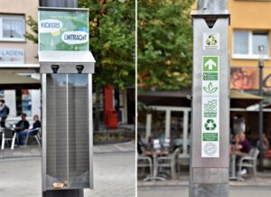 Behälter für Zigarettenstummel