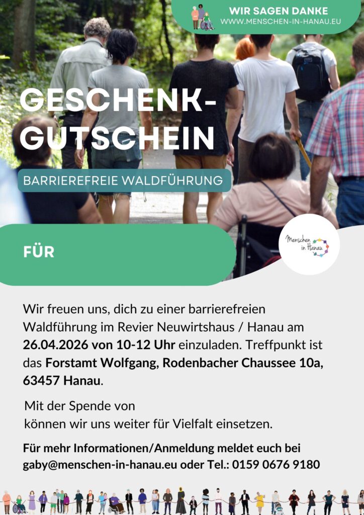 Gutschein "Barriere Waldtour"