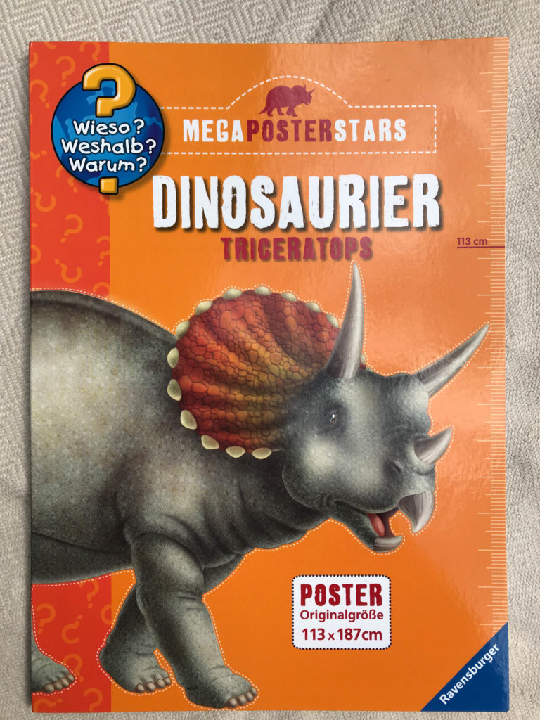 Papier-Dinosaurier falten