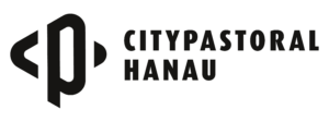 Schwarzes Logo und die Aufschrift Citypastoral