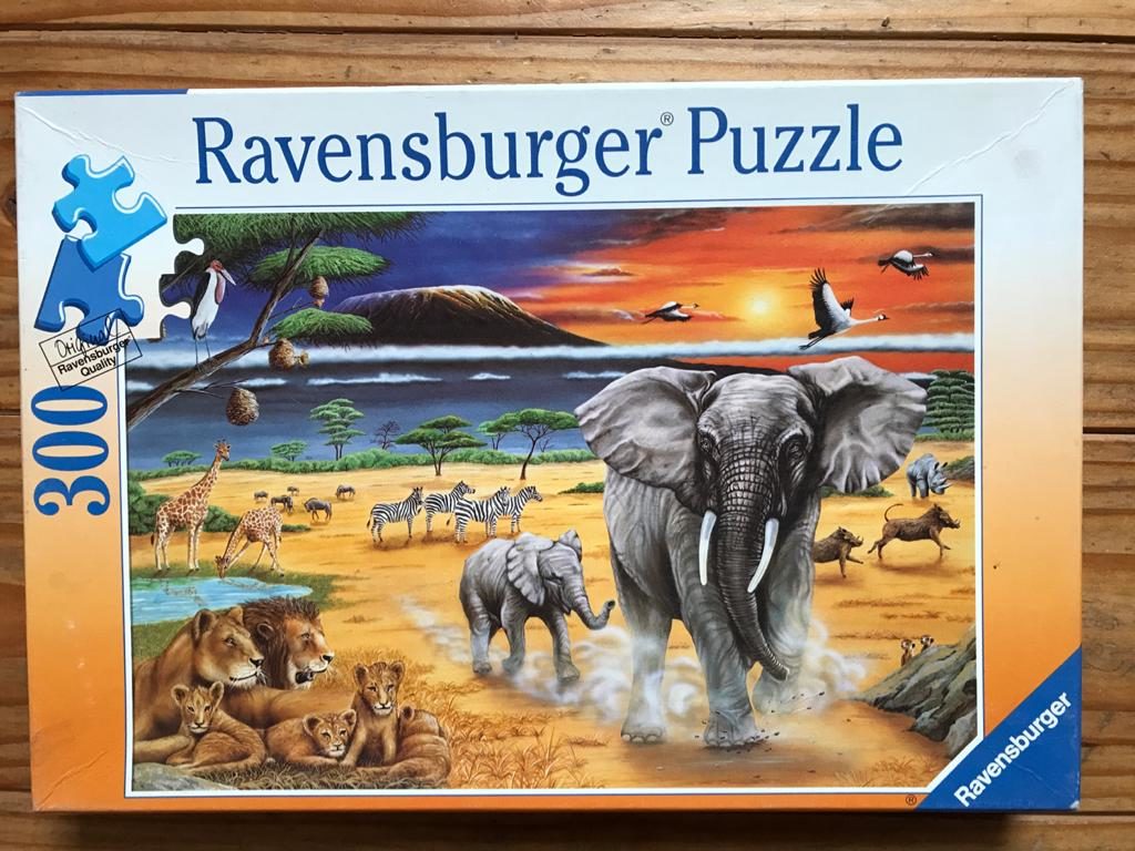Puzzle 30 Teile - Tiere in Afrika