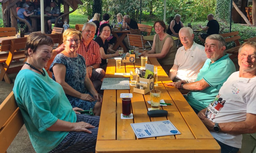 Rikscha-Team beim Stammtisch