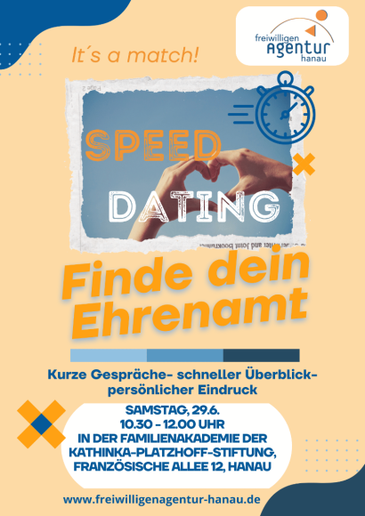 Speed-Dating für dein Engagement 2024