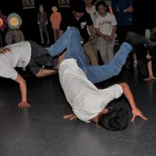 Breakdance-Performance im Rahmen der Auftaktfeier von “Menschen in Hanau”