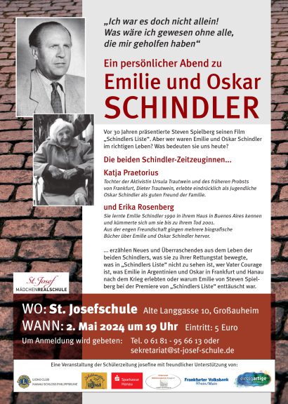 Ein Abend zu Emilie und Oskar Schindler