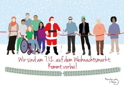 &#8220;Menschen in Hanau&#8221; auf dem Weihnachtsmarkt