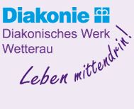 Es ist das Logo des Diakonisches Werk Wetterau abgebildet.